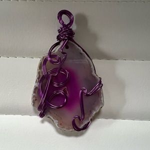 Hand Wrapped Sliced Agate